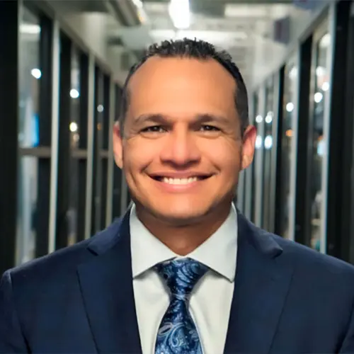 Portrait of Nathaniel Mejia, health and financial specialist at Moore Insurance.